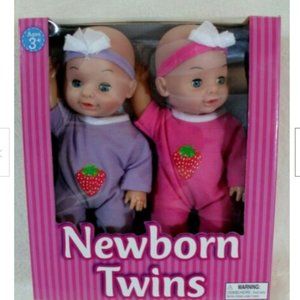 Newborn Twins Baby Dolls Strawberry Babies